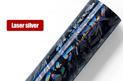 High Glossy Black Silver Red Forged Carbon Fiber Car Sticker on the Hood Adhesive Vinyl for Car Stickers Motorcycle Decal