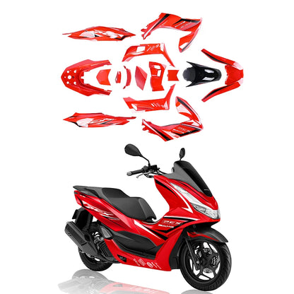 Motorcycle Accessories and Frame Body Spare Parts Motorbike Fairing Kit Front Fairing Fixed Wing Intake Wing for Honda PCX 160