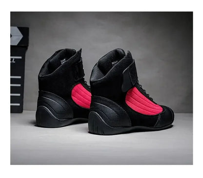 Outdoor Motorcycle Riding Shoes Anti Slip Go Kart Training Shoes Motorcycle Travel Off-road Shoes for Men Motocross Boots