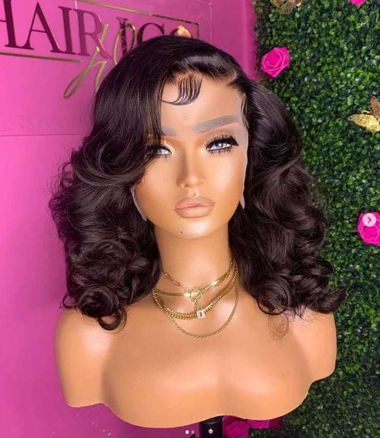 13x4 Body Wave Lace Front Wig Human Hair PrePlucked Brazilian Human Hair Lace Frontal Wigs For Women 4x4 Lace Closure Wig