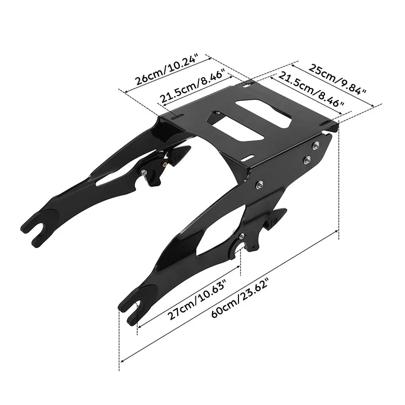 Motorcycle King Trunk Rack Backrest For Indian Chieftain 2014-2024 Challenger 2020-2024 Springfield Dark Horse 2018-2020