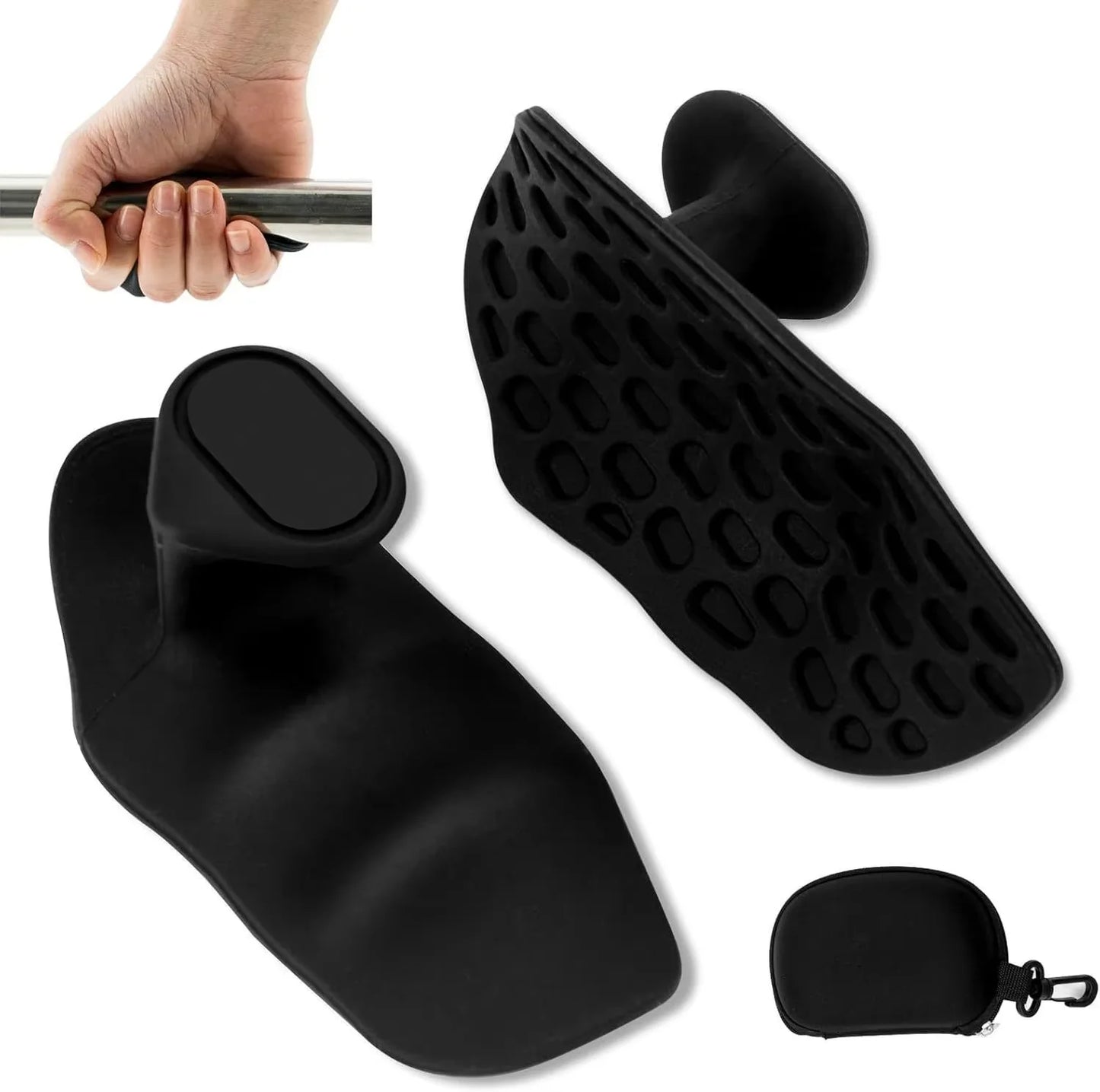 Gym Gloves Grip Strengthener Silicone Palm Grips Crosstraining Palm Grip Hand Protection for Gymnastics Weightlifting Exercise