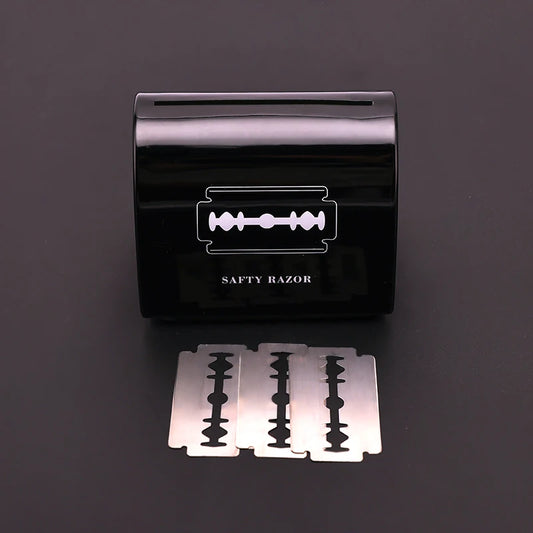 Barber Sharps Storage Box  Razor Blade Small Capacity Waste Collect Wast Hairdresser Waste Cutting Tool Recycling Safety Case