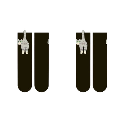 1/2/3Pair Cartoon Cute Cat Balls Cotton Socks Funny Cat Cotton Socks Breathable Soft Novelty Stocking Kawaii Gift Sock for Gifts