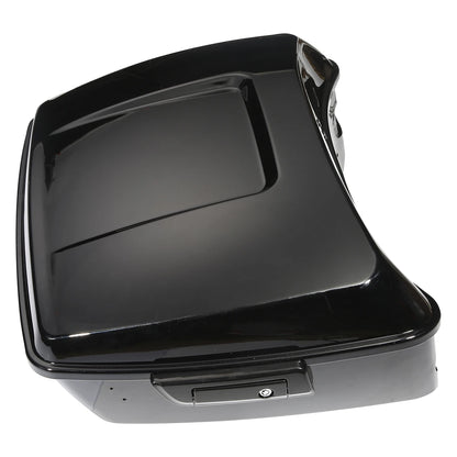 Black King Trunk W/ Black Latch Fit For Harley  Electra Road Street Glide Road King 2014-2025 2018 2021 Motorcycle