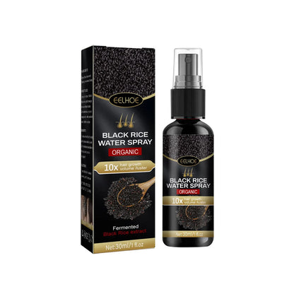 Gray White Hair Treatment Serum White To Black Repair Natural Color Black Rice Nourish Spray Anti Loss Hair High Quality Product