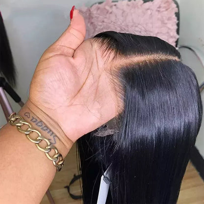 13x4 Bone Straight Lace Front Wig 13x6 Hd Transparent Brazilian 30 40 Inch Human Hair Wigs For Black Women 360 Lace Frontal Wig