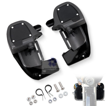 1993-2013 ABS Lower Vented Leg Fairings Motorcycle Vivid Black Warmers Glove Box For Harley Touring Electra Glide Road King FLTR