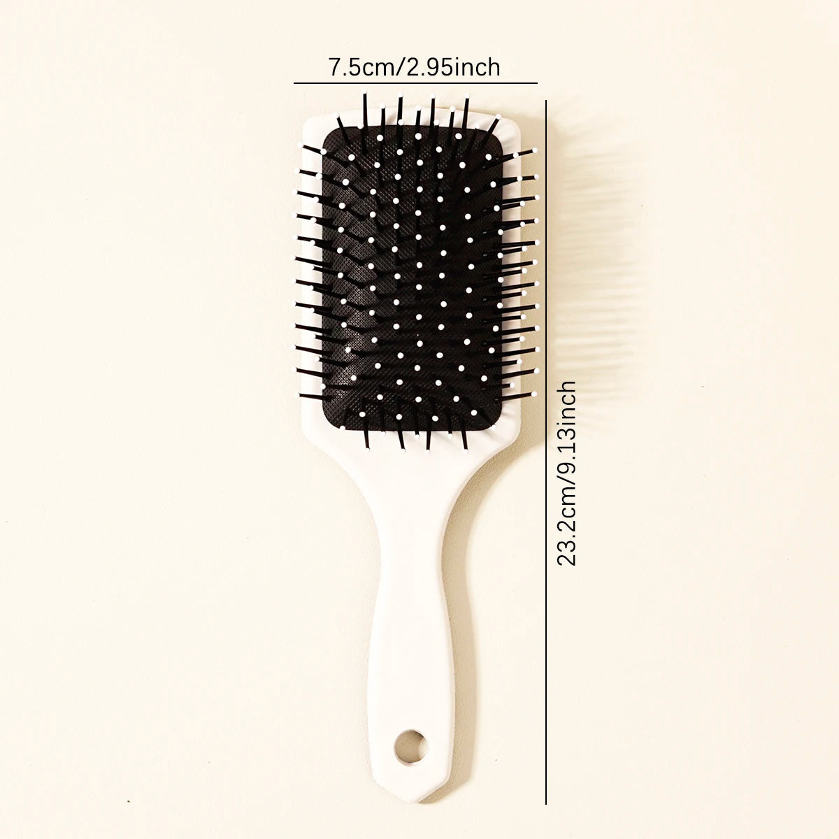 1piece skeleton and flower patterned air cushion comb - massage exfoliating comb, ABS plastic handle,Special for real hair wigs