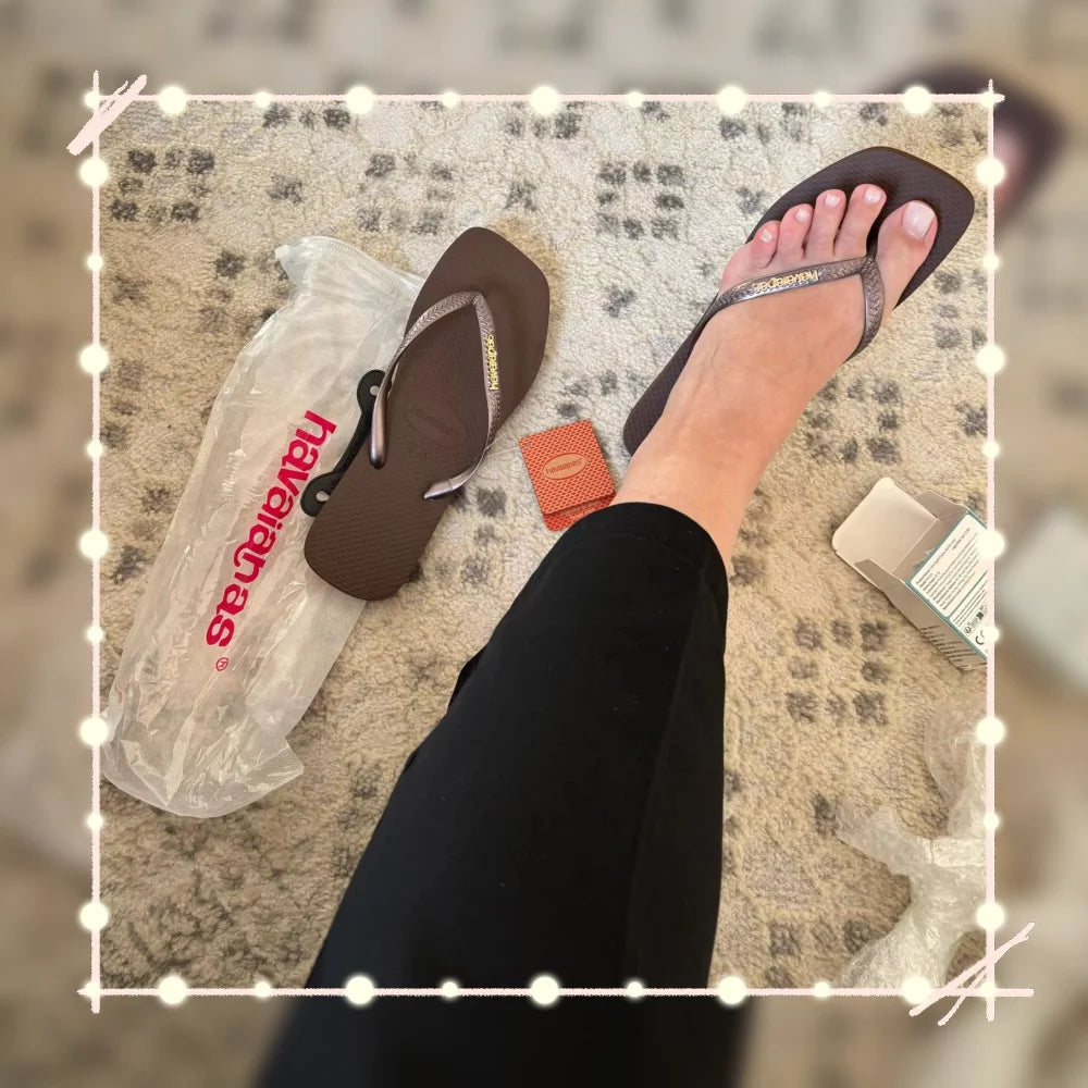 Summer 2026 New Women's Square Toe Flip Flops Outdoor Beach Sandals Luxury Women's Casual Slippers Size 35-42 Women's Shoes