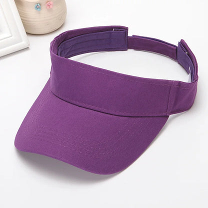 Sport Visor Hats Adjustable Empty Top Baseball Cap Sun Protection Ball Caps Golf Visor for Women and Men