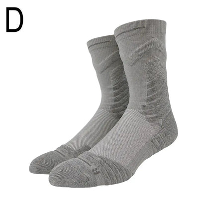 Bullfight 2.0 Men's High-top Sports Towel Basketball Socks Bottom Practical Professional Long-tube Mid-tube Elite Thick Running