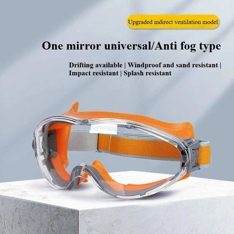 Protective Glasses, Goggles, Anti Fog Design, Waterproof Riding, Anti Wind and Dust Glasses, Cutting, Welding, Anti Splashing
