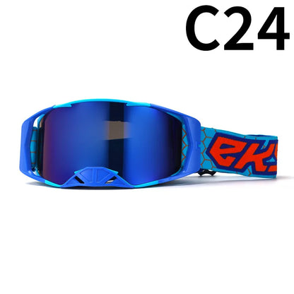 Off-Road Motorcycle Goggles - Windproof, Dustproof Protective Eyewear for Motocross, ATV Riding, Cycling & Outdoor Adventures,