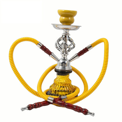 Glass Complete Shisha Hookah Set with Ceramic Bowl Tongs Hookah Hose Shisha Nargile Sheesha Narguile Chicha Water Pipe Hookah