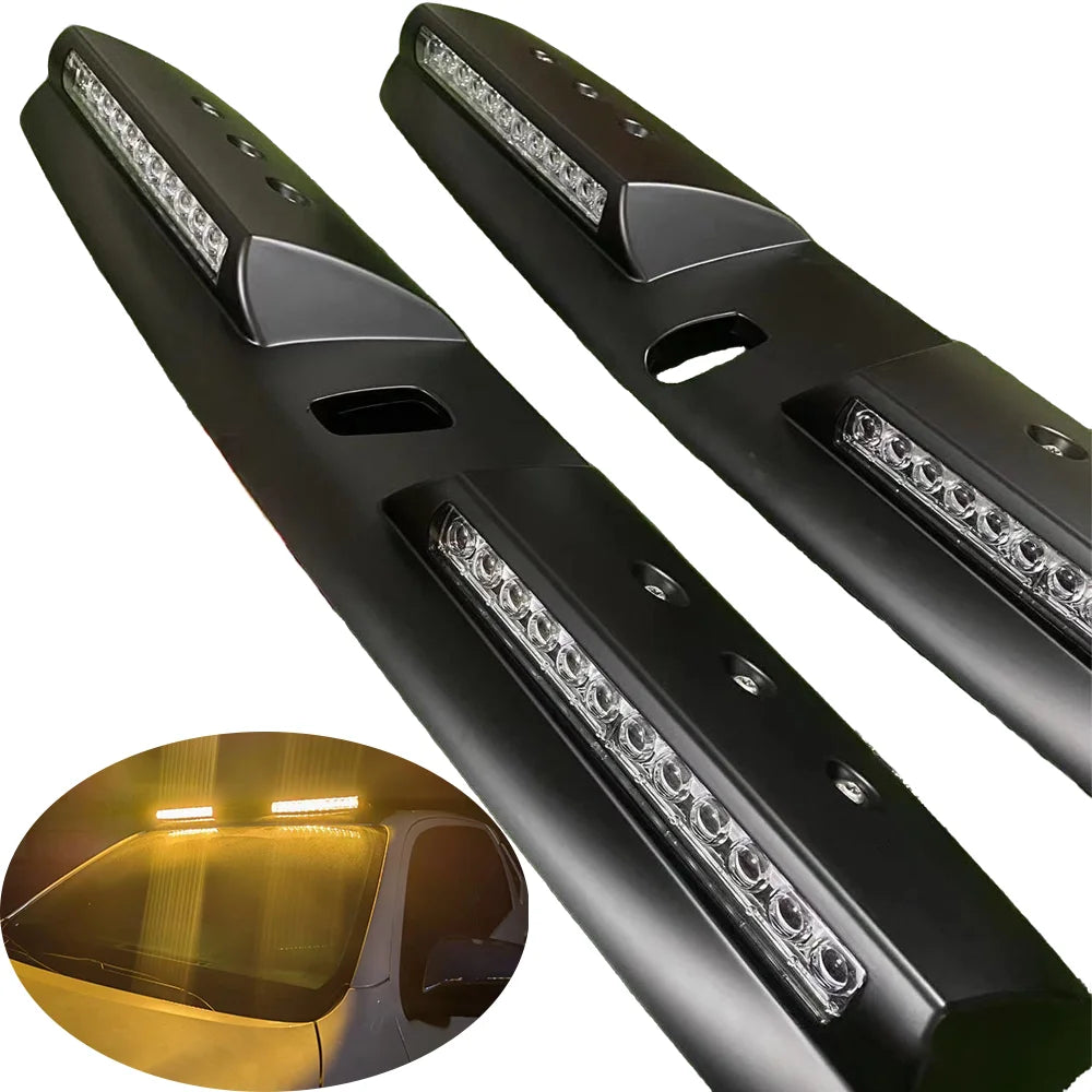 Roof Led Bar Fit For Toyota Hilux Revo Rocco Ford Ranger T6 T7 T8 T9 2012-2024 Pickup Car Exterior Roof Light Bar