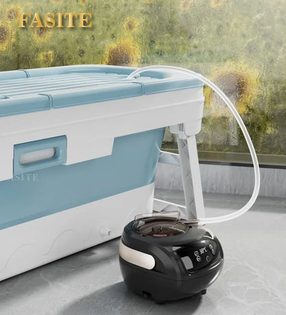 Portable Folding Bathtub for Adults hot Bath Spa Plastic Bathtubs Children Swimming pool Bucket Sauna Lid Cover House Bath Tub