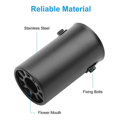✔Stainless Steel Car Exhaust Muffler Tip Pipes