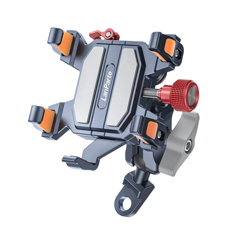 New Universal Motorcycle Phone Holder High-Quality Alloy Shock Absorption Motos Navigation Mount Motorcycle Accessories