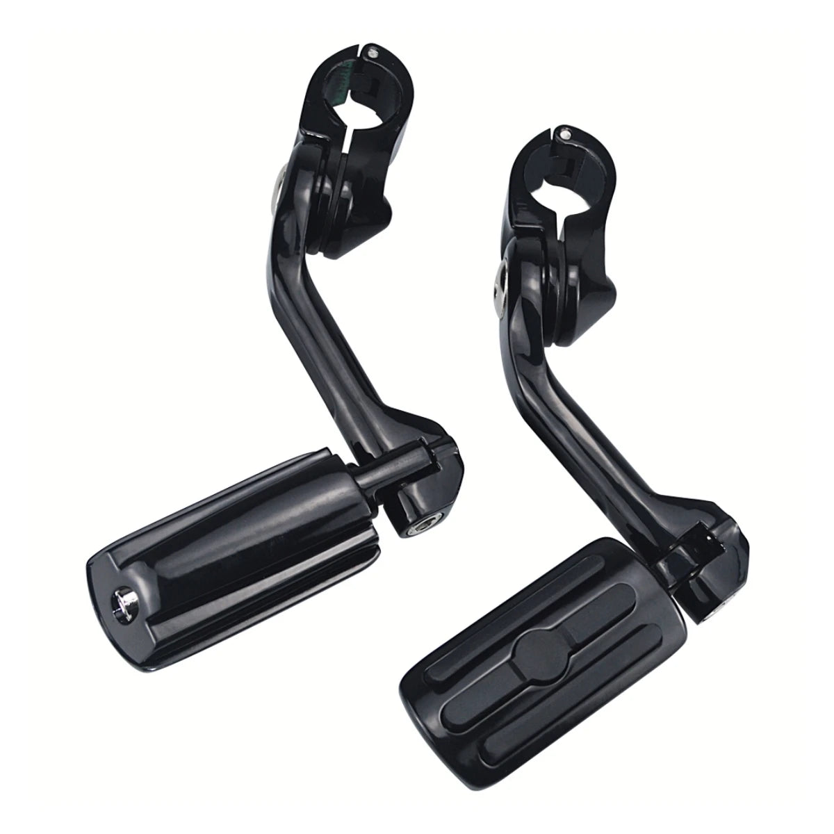 Motorcycle 1 1/4" Highway Footrest Engine Guard Mount Footpegs For Harley Road King Sportster 1200 Iron 883 Electra Street Glide