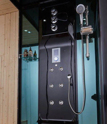 Customization Modern Design Dry Sauna Steam Shower, Indoor Luxury Bathroom Wooden Steam and Sauna Combination Room