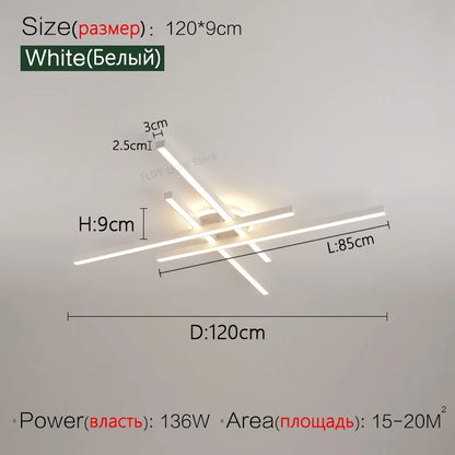 2025 new ceiling lamp Nordic modern LED lamp living room dining room bedroom lights ceiling chandelier