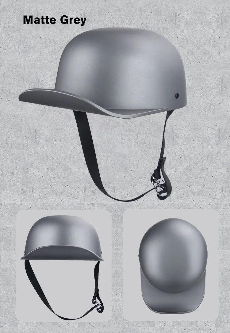 2023 NEW Gourd Baseball Cap Special Motorcycle Off-road Vehicle Battery Car Helmet Suitable For Men And Women Handsome Novel