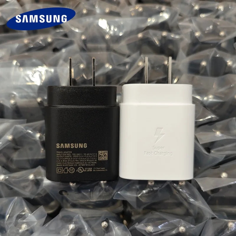 SAMSUNG 25W Charger 45W Adapter PD Type C Super Fast Charging Samsung Galaxy S26 S25 S24 S23 S22 Ultra A54 A34 Power Chargeur EU