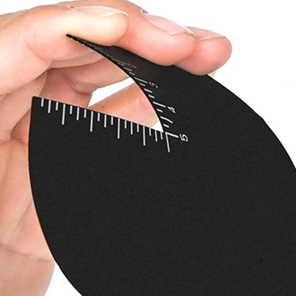 1/2Pcs Men Hair Styling Template Barber Haircut Card with Measurement Indicator Men Hairline Beard Lineup Guide Haircut Template
