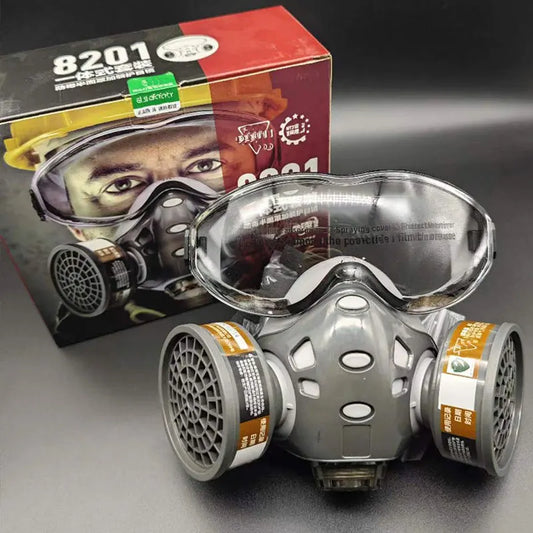 Half/Full Face Gas Mask Safety Glasses Spray Paint Chemical Pesticide Decoration Formaldehyde Anti-Dust And Filter Accessories