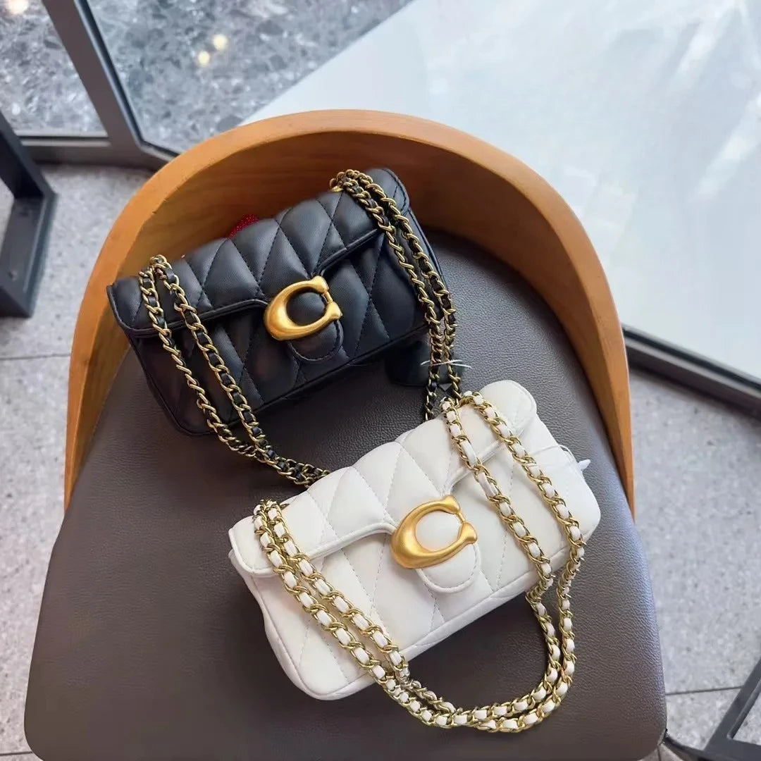 High end women's crossbody bag, high-quality leather wallet, retro design, adjustable and detachable shoulder strap, C bag