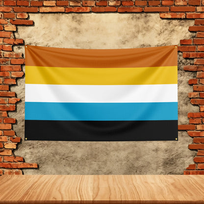 3x5 ft LGBT Gay bear Pride Rainbow flag For Room Dorm Camp Party Garage Bar Picnic hogar home Decor Banner Wall Hanging Gift