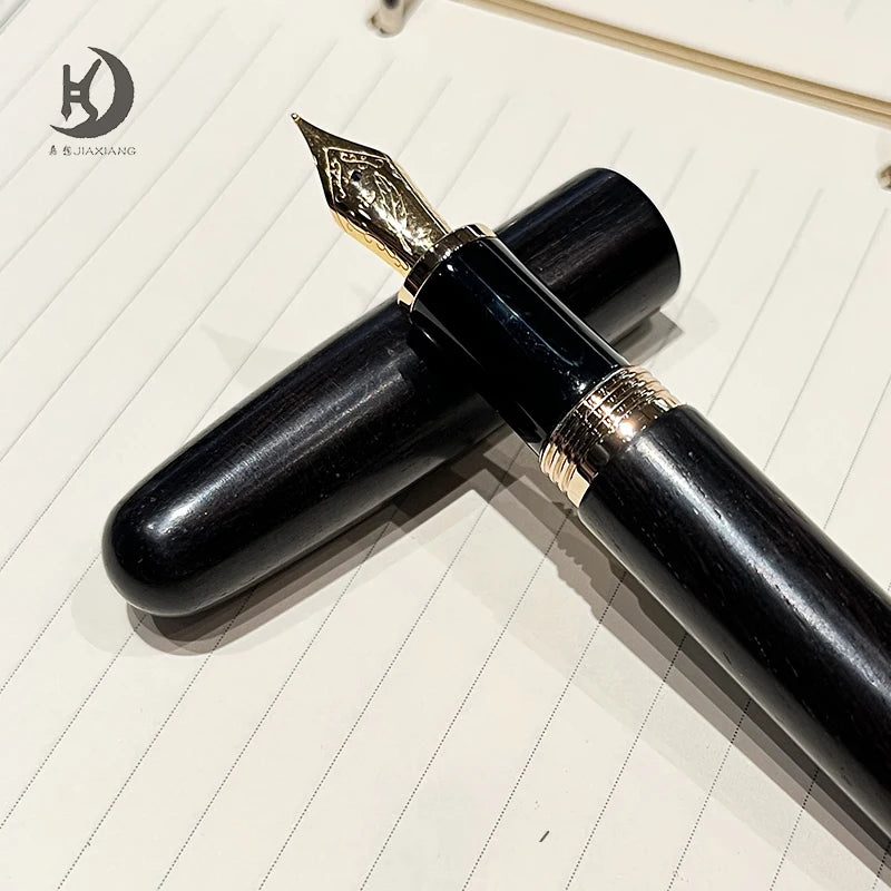 Sandalwood/walnut Calligraphy Ink Pen,Corporate Souvenir Elegant Business Fountain Pen for Men Women