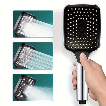Large Area Shower Head 3 Modes Adjustable High Quality High Pressure Water Saving Flow Shower Faucet Nozzle Bathroom Accessories