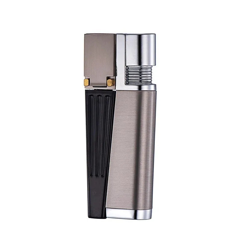 JOBON New Folding Pipe Integrated Inflatable Oblique Flame Lighter Metal Material Men's High-end Gifts