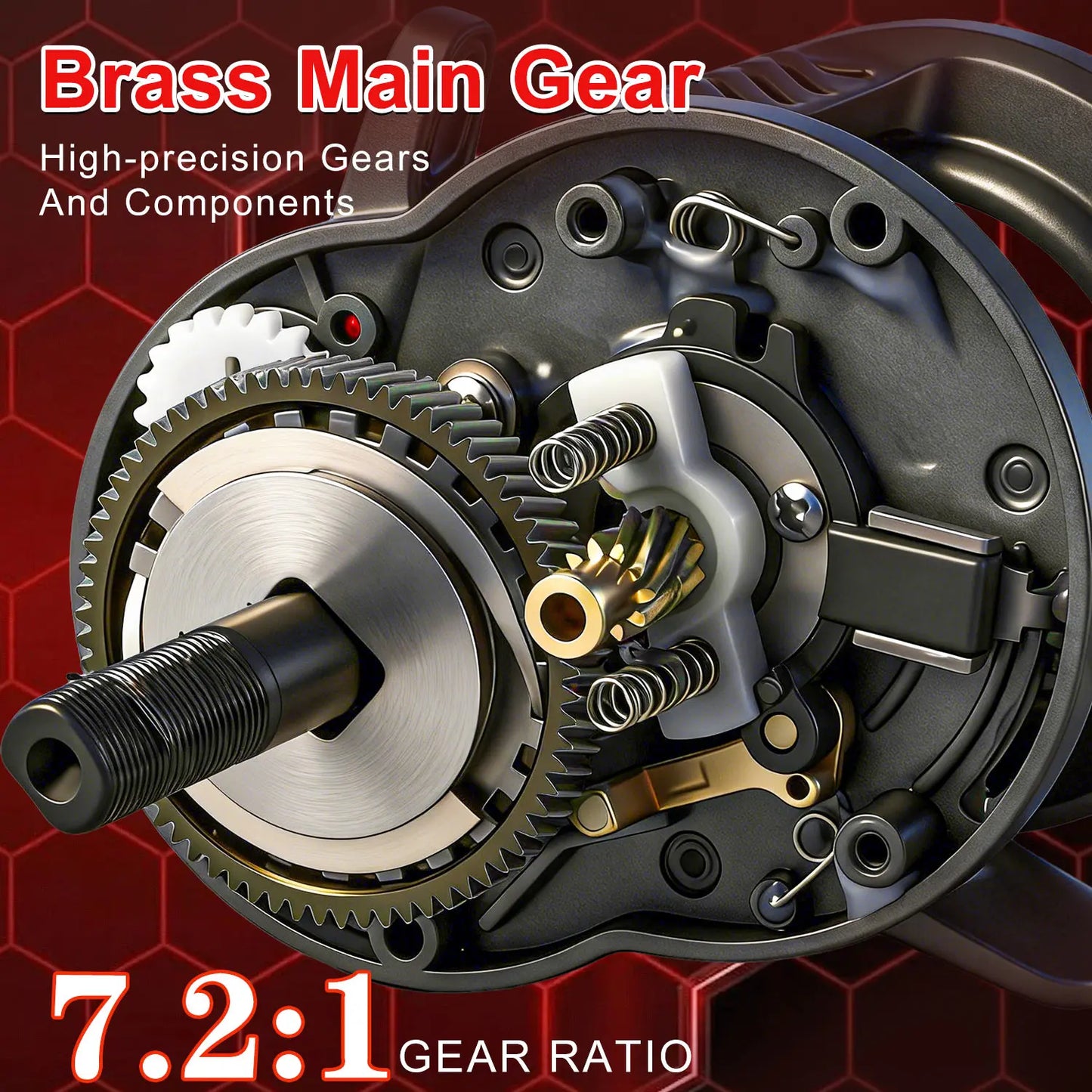 Sougayilang P9-DC Round Baitcasting Reel Electronic DC Brake System 7.2:1 Gear Ratio Ultralight Casting Fishing Reel Saltwater