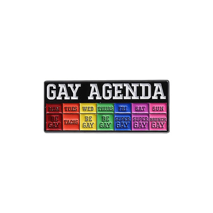 Sounds Gay Im In Enamel Pins Custom Rainbow Love Pride Metal Badges Brooches Backpack Shirt Lapel LGBTJewelry Wholesale