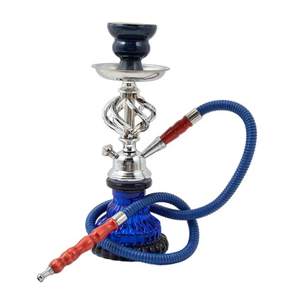 Glass Complete Shisha Hookah Set with Ceramic Bowl Tongs Hookah Hose Shisha Nargile Sheesha Narguile Chicha Water Pipe Hookah