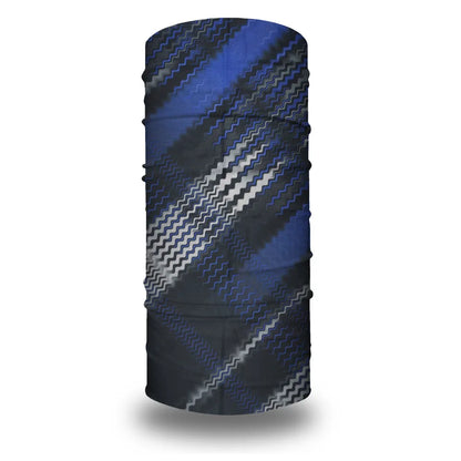 Seamless Geometric Tartan Bandana Hiking Headband for Women Men Striped Cycling Biking Tube Neck Gaiter Running Face Cover Snood