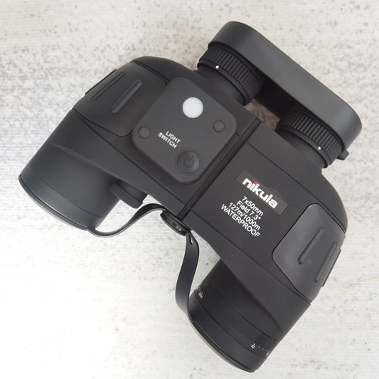 Waterproof Binoculars Nikula 7x50 Telescope High Powerful Rangefinder Long Range With Digital Compass Hiking Hunting Equiment