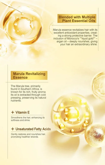 Batana Oil Nourishing Hair Oil Smoothing Shine Soft Hair Serum Repair Damaged Frizz Dry Hair Treatment Hair Care