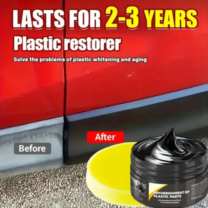 Car Plastic Scratch Repair Paste & Polishing Compound, Interior Exterior Universal Use, Ideal for Auto Tire Care