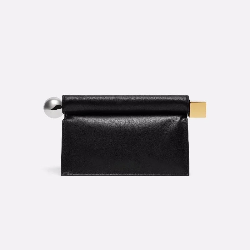 2025 New Retro Style pu Leather Shoulder Chain Crossbody Flip Cover Accordion Bags Small Square Bag Women's Handbag