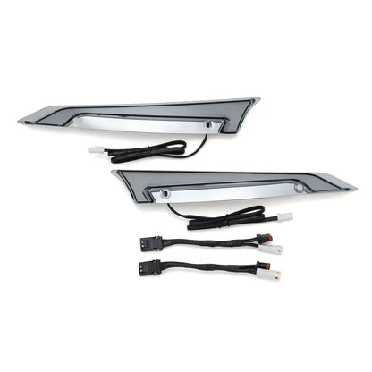 For Harley Road Glides 2015-UP Motorcycle Decorative Lights Windscreen Led Trim Lights Windshield Running Turn Signal Lamps