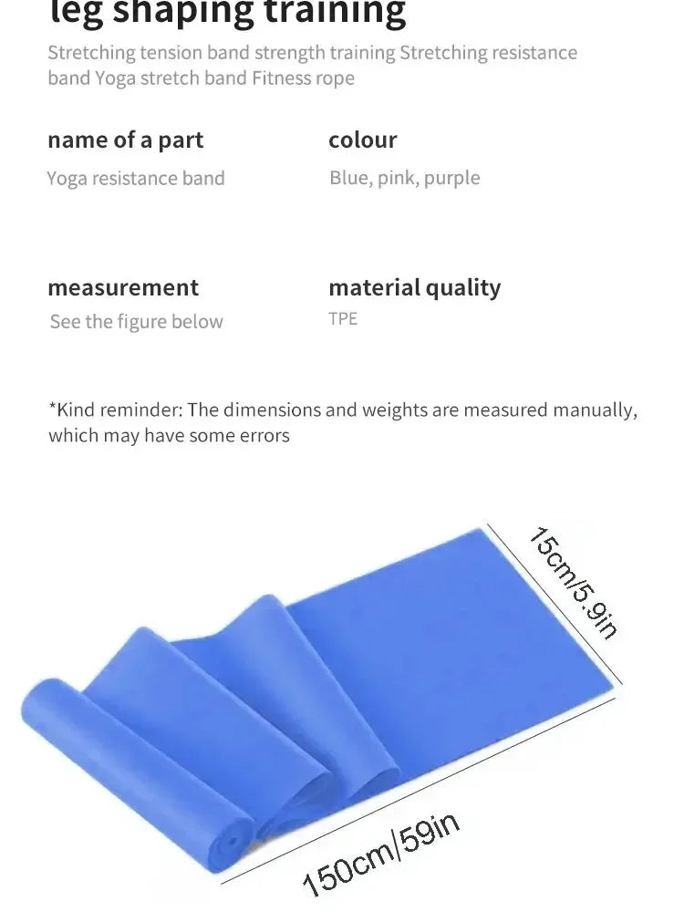 Elastic Fitness Bands Resistance Bands Elastic Fitness Tapes Yoga Pilates Crossfit Stretching Muscular Work Out Equipment