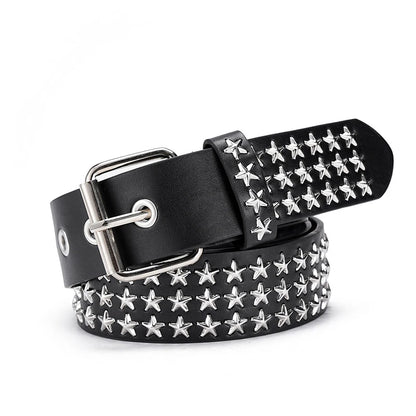 New Fashion New Bronze Bullet Belt Metal Belt Men And Women Punk Hardware Jeans Belt Y2K Belt Designer Belt Women's Belt