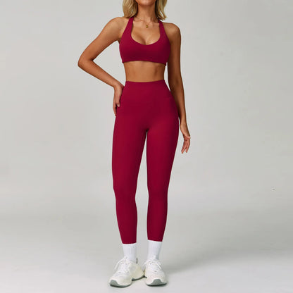 3PCS Yoga Sets Workout Set Women 2 Pieces Gym Suits High Waist Leggings Sport Bra Outfits Long Sleeve Fitness Running Sportswear