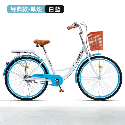 Cycling City 24/26 inch men's and women's bicycles light commuting ladies' student bikes leisure bicycles 2023