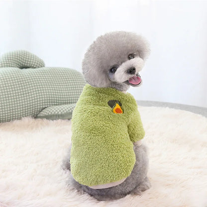 Winter Pet Dog Sweater Polar Fleece Warm Dog Clothes for Small Dog Coat Thicker French Bulldog Clothes Chihuahua Dog Accessories