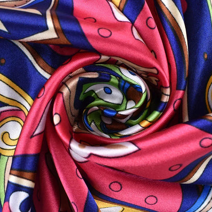 1PCS Ladies Multicolor Peacock Feather Pattern Large Tassel Shawl Fashionable Wrap Scarf for Travel Party Ladies Silk Scarf